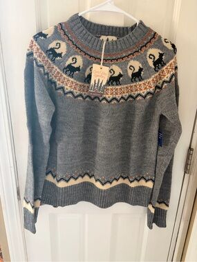 Kiel James Patrick Black Cat Halloween Sweater